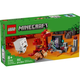 Конструктор LEGO Minecraft Засада у портала в Нижний мир 352 деталей (21255) изображение 1