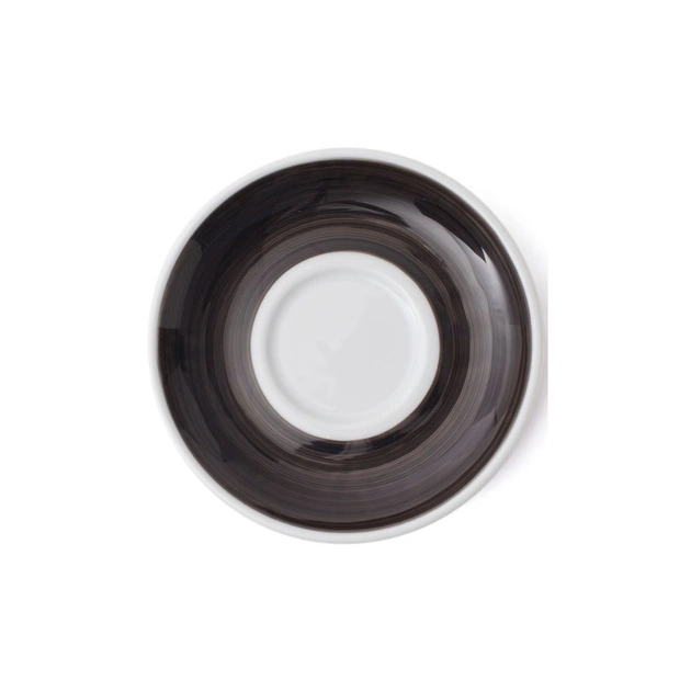 Блюдце Ancap серія Verona Millecolori 14,5 см Black для серій "Verona/Torino/Bari/Palermo Millecolori" (34418) - зображення 1