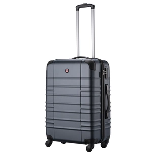 Валіза Wenger Amplar, середня, пластик, 4 колеса, синя (653147) зображення 1