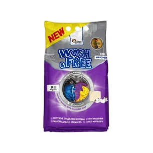 Пральний порошок Wash&Free Universal Жасмин та лаванда з марсельським милом 9 кг (4823128004912) зображення 1