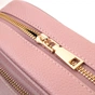 Сумка Vintage Стьобана жіноча з натуральної шкіри Рожева (22614) - зменшене зображення 8