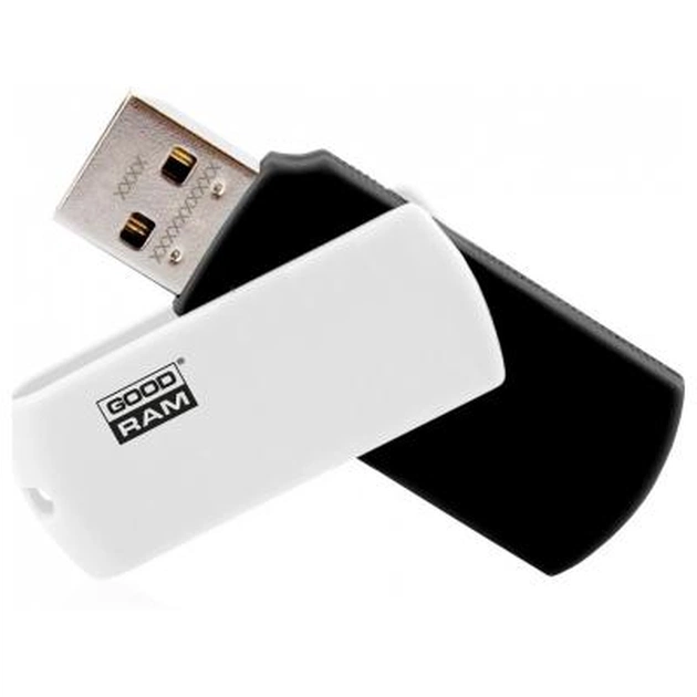 USB флеш накопичувач Goodram 16GB UCO2 (Colour Mix) Black/White USB 2.0 (UCO2-0160KWR11) - зображення 1