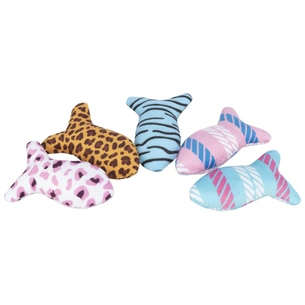 Іграшка для котів Trixie Риба з котячою м'ятою Поліестер Кольорова 8 см (4011905411170) зображення 1