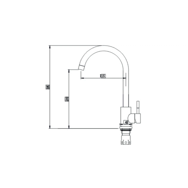 Змішувач Interline RING Grafit - picture 8