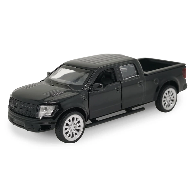 Масштабна модель автомобіля TechnoDrive Ford F-150 SVT Raptor (чорний) (250398) - зображення 1