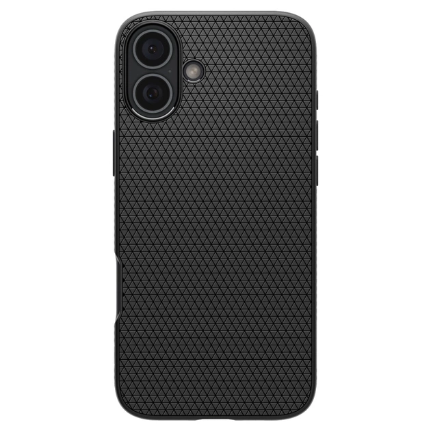 Чохол до мобільного телефона Spigen iPhone 16 Plus Liquid Air Matte Black (ACS08066) - зображення 1