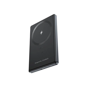Батарея универсальная Choetech Magnetic Wireless 5000mAh, 20W, PD, Qi-15W, Black (B738-CCBK) изображение 1