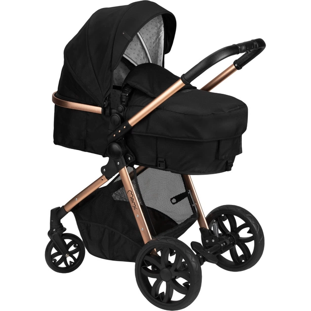 Коляска MoMi 2 в 1 Limuru Black (WOSP00029) - picture 1