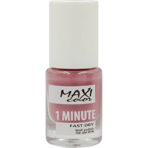 Лак для нігтів Maxi Color 1 Minute Fast Dry 043 (4823082004522) изображение 1