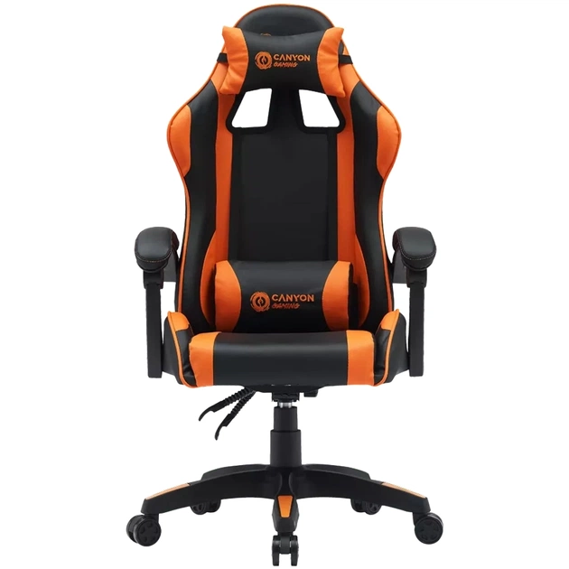 Крісло ігрове Canyon Core SGCH2 Black/Orange (CNE-SGCH2) - зображення 1