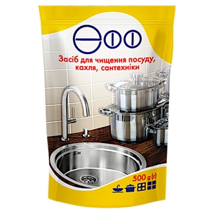 Порошок для чистки кухни Eff Дой-пак 500 г (4820017663489) изображение 1