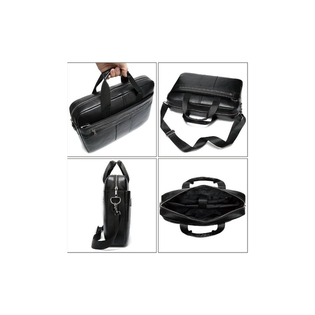 Сумка Vintage Шкіряна Чорна (14794) - зображення 12