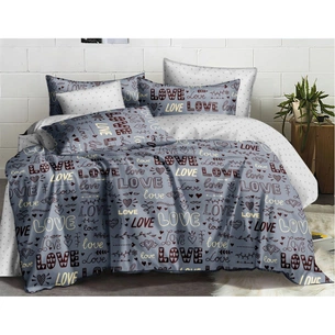 Постільна білизна MirSon Сатин Premium 22-1253 Cardinal Євро (2200002951173) зображення 1