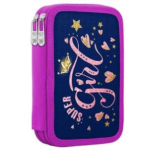 Пенал Yes Super Girls твердий подвійний (532882) зображення 1