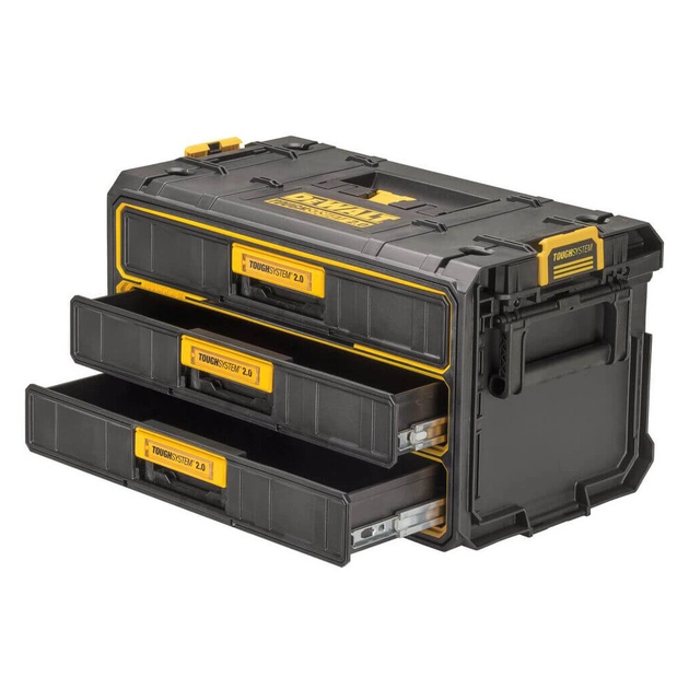 Ящик для інструментів DeWALT TOUGHSYSTEM 2.0, 555х355х305 мм., модуль на 3 ящики (DWST08330-1) - picture 3
