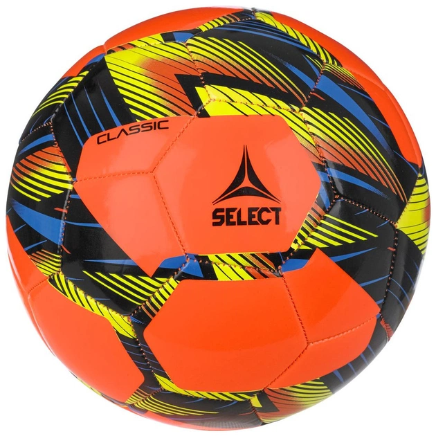 М'яч футбольний Select FB Classic v23 помаранчево-чорний Уні 5 (5703543316175) - изображение 1