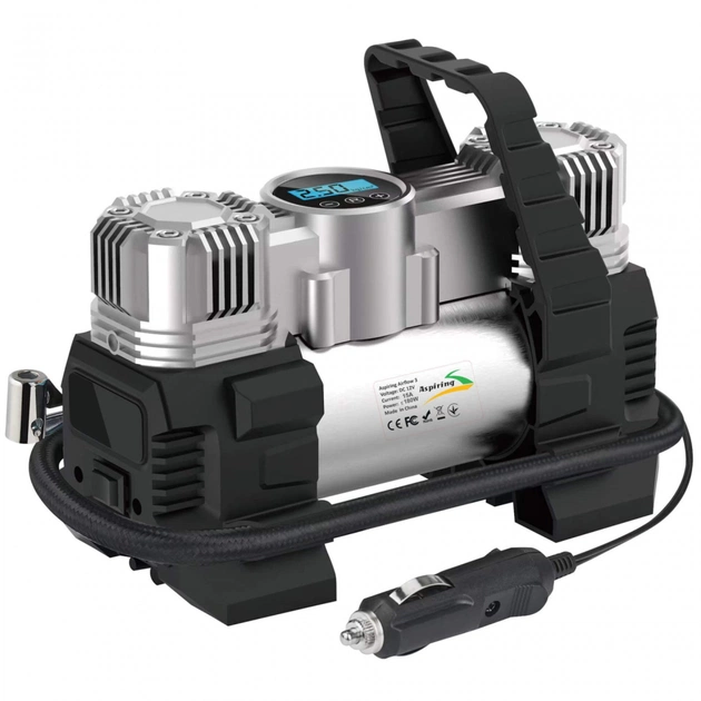 Автомобільний компресор Aspiring Airflow 3 metal 85L 180W - picture 1