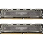 Модуль пам'яті для комп'ютера DDR4 32GB (2x16GB) 3000 MHz Ballistix Sport LT Gray Micron (BLS2K16G4D30AESB) - зменшене зображення 1