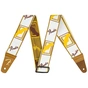 Ремінь для гітари Fender Strap 2" Weighless Monogrammed White/Brown/Yellow (230247) - зменшене зображення 1