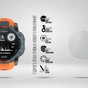 Пленка защитная Armorstandart Matte hydrogel Garmin Instinct 3 50mm 6 pcs (ARM92022) - уменьшенное изображение 2