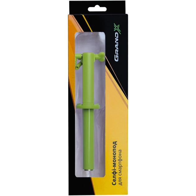 Монопод для селфі Grand-X Elegant 3,5 U-кріплення, салатовий (E3ULG) - picture 6