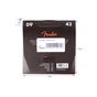 Струни для гітари Fender 250L Nickel-Plated Steel Guitar Strings (09-42) (A009834) - зменшене зображення 2