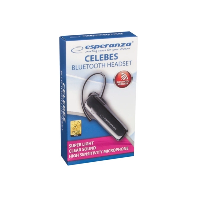 Bluetooth-гарнітура Esperanza Celebes Black (EH184K) - picture 3