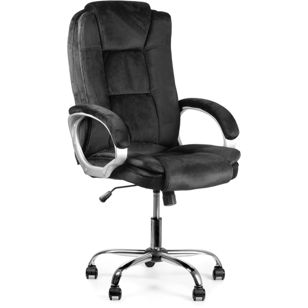 Офісне крісло Barsky Soft Microfiber Black (Soft-04) - зображення 1