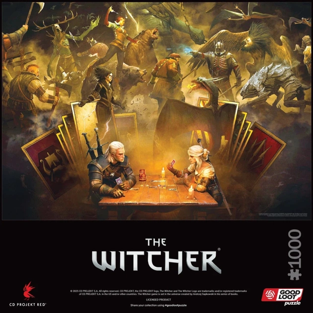 Пазл GoodLoot The Witcher Playing Gwent 1000 ел. (5908305249634) - picture 6