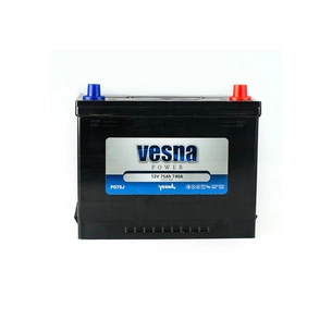 Акумулятор автомобільний Vesna 75 Ah/12V Vesna Japan Euro (415 875) зображення 1