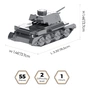 Конструктор Metal Time колекційна модель Cruiser Mk III (MT064) - зменшене зображення 2