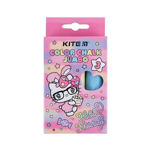 Крейда Kite кольорова Jumbo Hello Kitty, 3 кольори (HK24-077) зображення 1