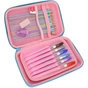 Пенал Cool For School з тисненням 1 відділення Рожевий (QT-5625-Pink) - зменшене зображення 2