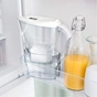 Фільтр-глечик Brita Marella Memo MXPro 2.4л (1.4л води) з фільтр-картриджем 3шт, білий (1052791) - зменшене зображення 7