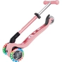 Самокат Globber Junior Foldable Lights до 50 кг 2+ Пастельно-рожевий з квітами (433-210) - зменшене зображення 12