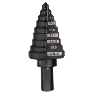 Свердло Milwaukee ступінчасте Step Drill, для електриків PG7-PG21 з кроком 2мм (48899321) зображення 1