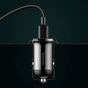 Зарядний пристрій Baseus Grain Pro Car Charger (Dual USB 4.8A ) USB Black (CCALLP-01) - уменьшенное изображение 8