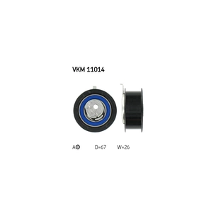 Ролик натягувача ременя SKF VKM 11014 зображення 1