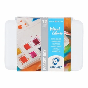 Акварельні фарби Royal Talens Van Gogh Pocket box Vibrant Colours 12 кольорів (8712079422820) зображення 1