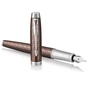 Ручка пір'яна Parker IM 17 Premium Brown CT  FP F (24 511) - зменшене зображення 3