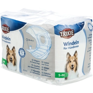 Підгузки для тварин Trixie для собак (сучок) S-M 28-40 см 12 шт (4011905236322) зображення 1