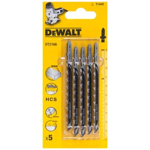 Полотно DeWALT для електролобзика, по деревині, прямий, L=100, WL=68, 4 мм, 5 шт (DT2166) зображення 1