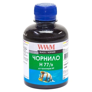 Чорнило WWM HP №177 84 black 200ml (H77/B) зображення 1
