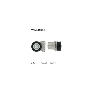 Натягувач ременя з роликом SKF VKM 34052 зображення 1