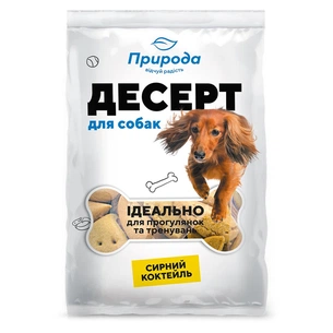 Ласощі для собак Природа Сирний коктейль 550 г (4820157401859) зображення 1