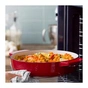Сотейник KitchenAid Cast Iron чавунний з кришкою, 26 см, 2,77 л, червоний (CC009009-001) - зменшене зображення 4