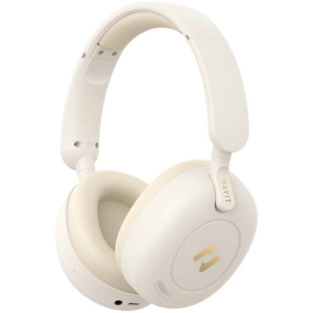 Навушники Havit HV-H655BT Pro ANC Beige (6939119065935) - зображення 1