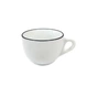 Чашка Ancap caffe latte 350 мл, серія Verona Colored Rims Black (37571) - зменшене зображення 1