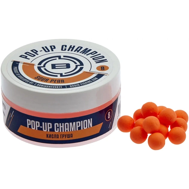 Бойл Brain Champion Pop-Up Sour Pear (груша) 10mm 34g (1858.21.44) - изображение 1