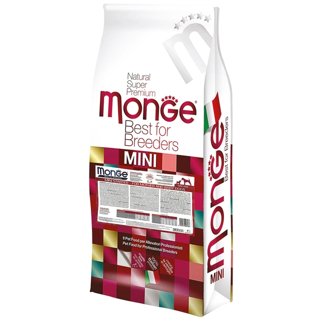 Сухой корм для собак Monge Dog Mini Starter для малых пород до 10 кг 15 кг (8009470006088) - изображение 1